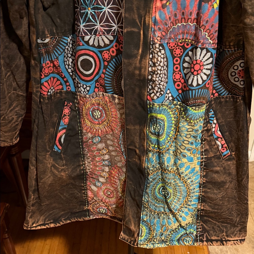 Rhea Bohemian Patchwork Utility Jacket - Picture 8 of 8